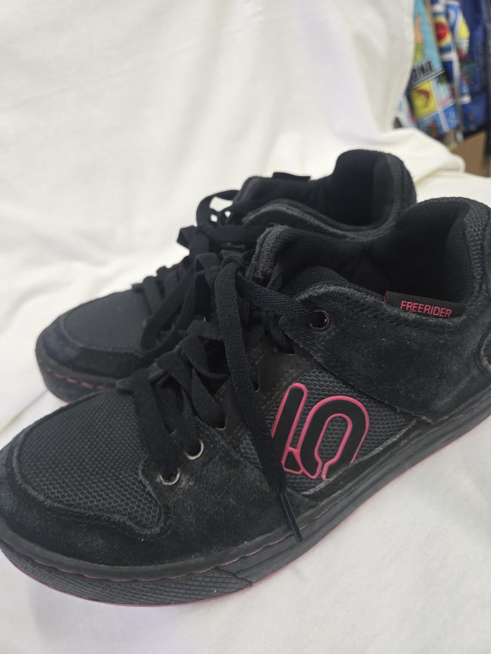 adidas FIVE TEN Freerider Black and Pink Women's Athletic Shoes